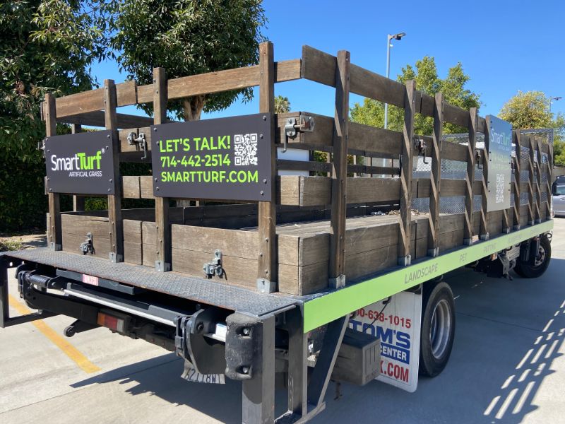 stakebed truck graphics in orange county, ca