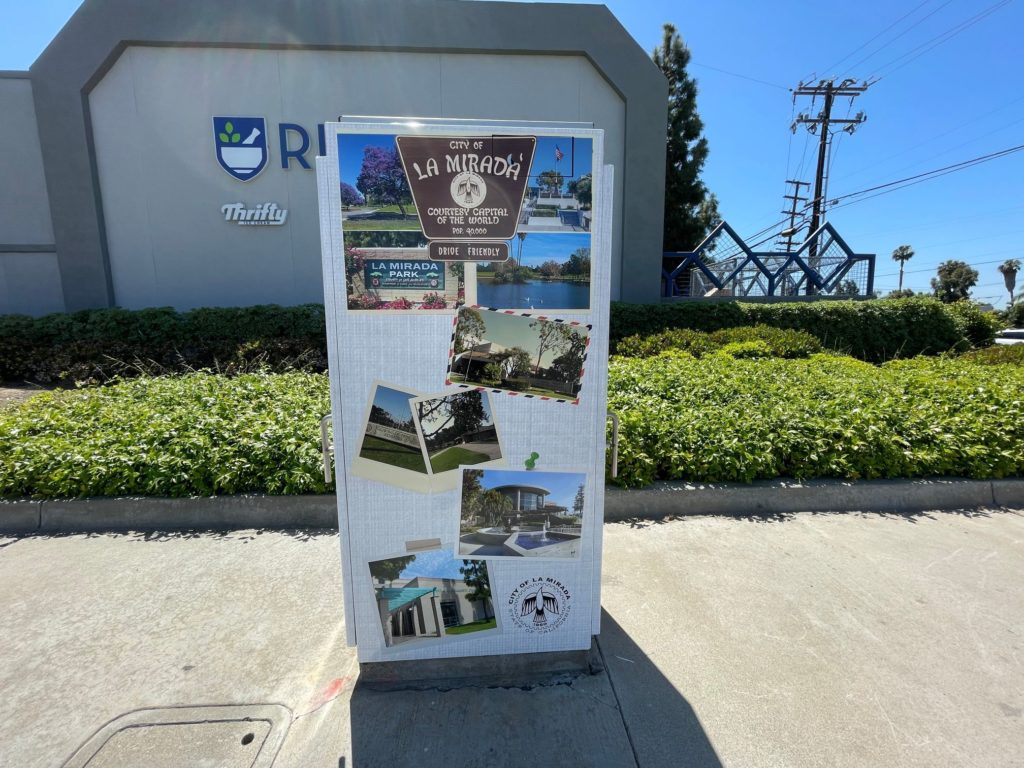 Traffic control box vinyl graphics