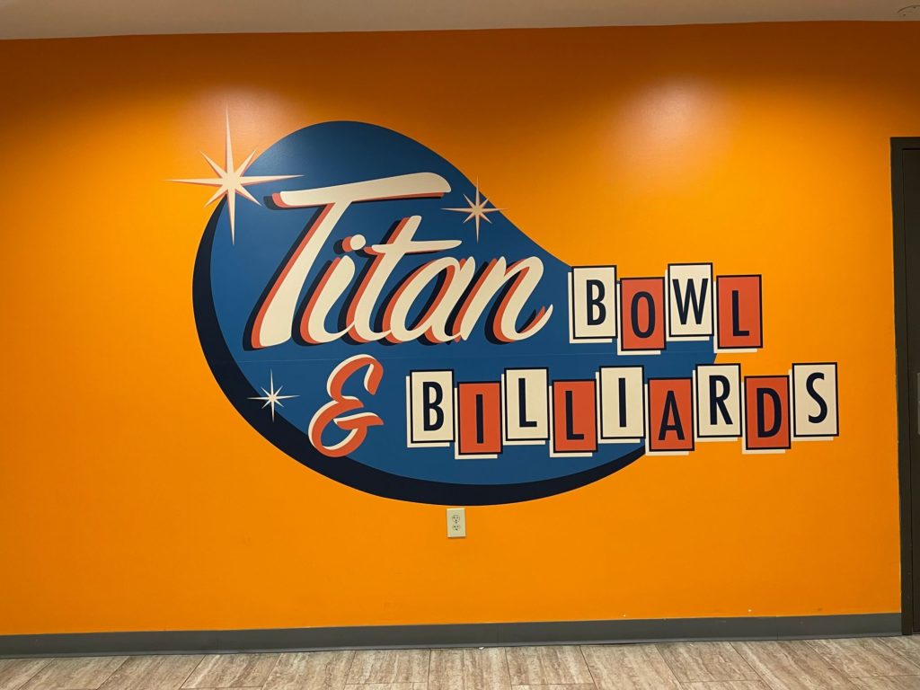 retro wall graphics in Fullerton CA