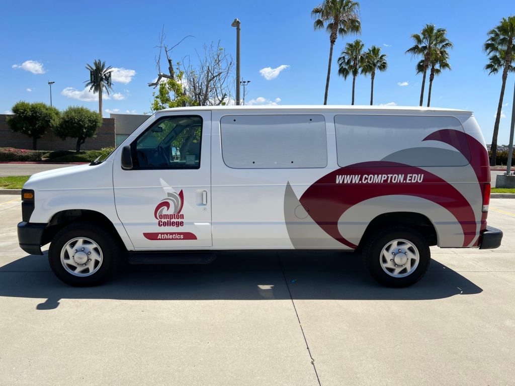 Custom wraps for passenger vans