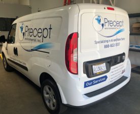 commercial van vinyl graphics in Orange County
