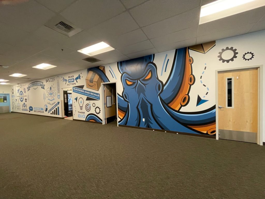 Custom wall graphics in Long Beach, CA