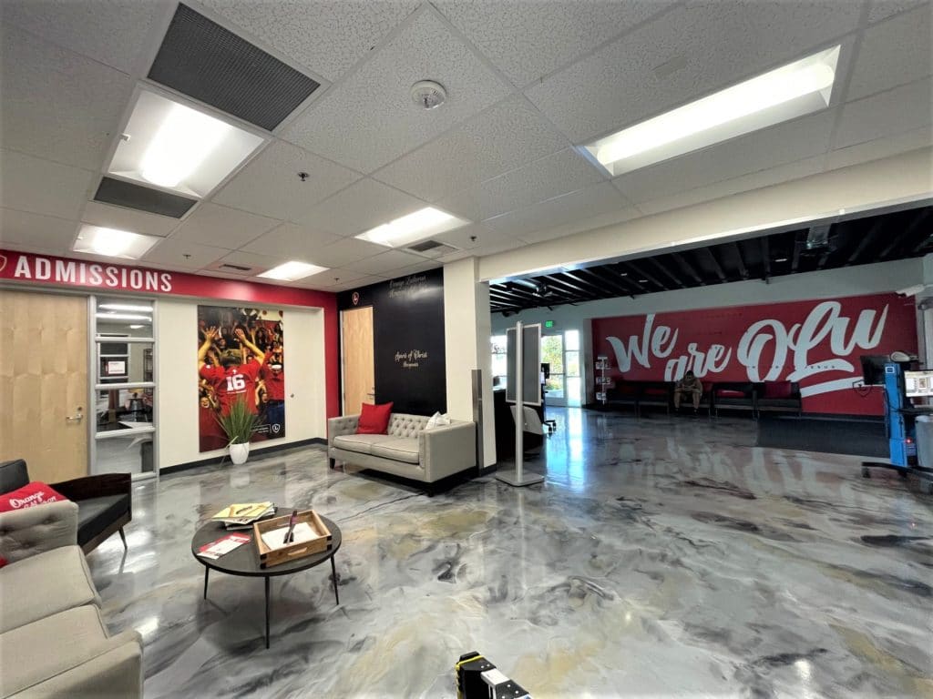 custom wall murals for schools in orange county, ca