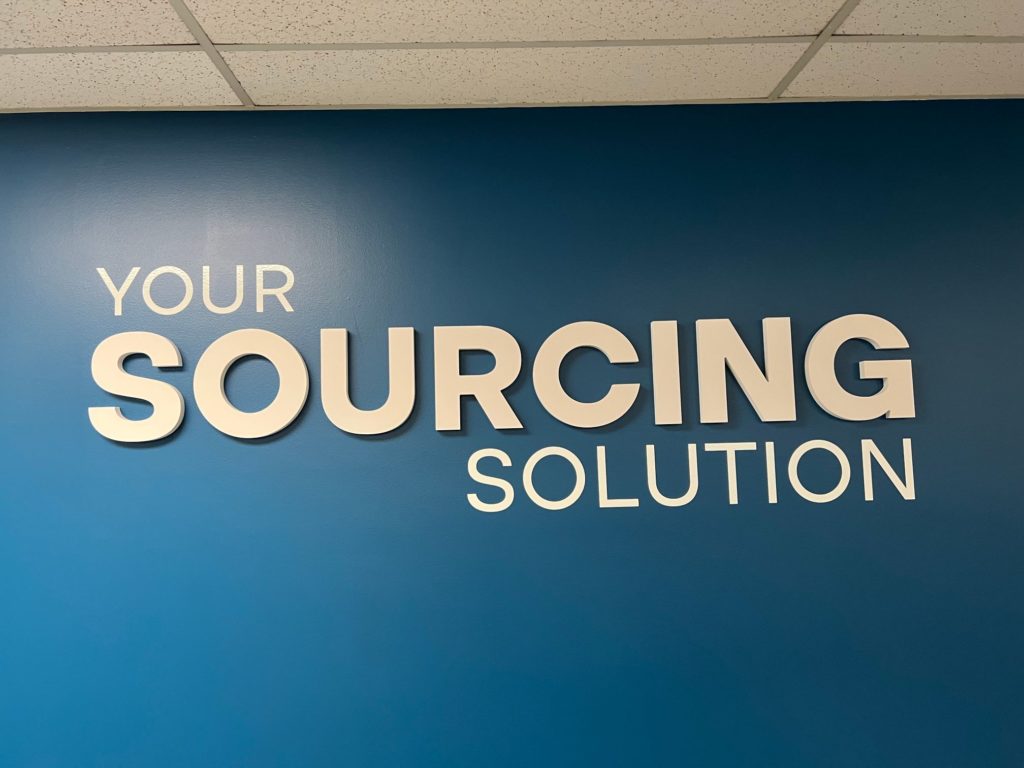 wall graphics and 3D lettering in cerritos, ca