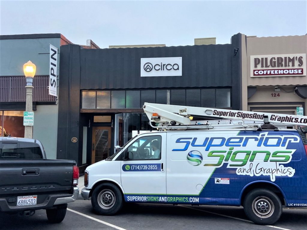 Custom 3D Building Sign in Fullerton CA