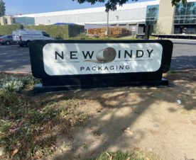 Monument sign refurbishing in ontario, ca
