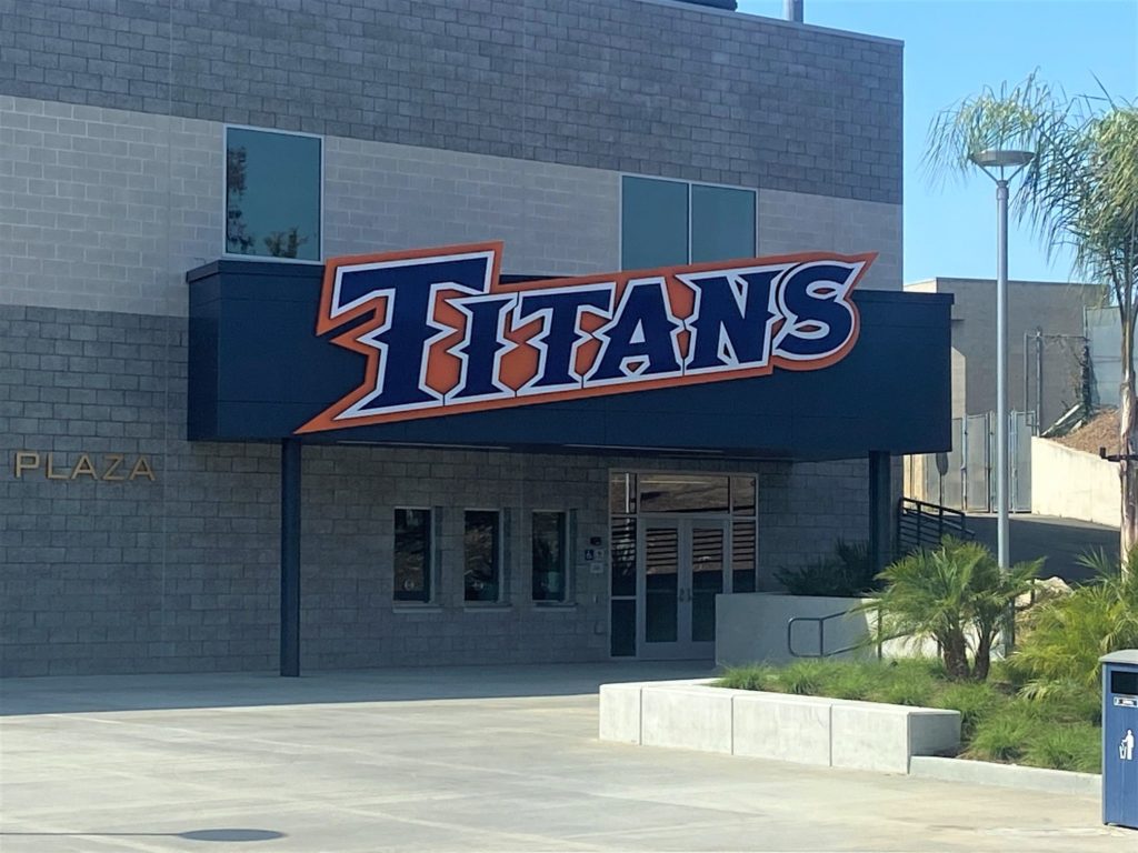 Custom Designed Building Logo Signs in Fullerton, CA