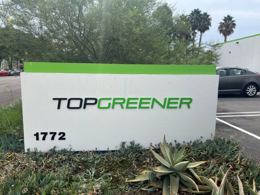 3D monument sign lettering in irvine, ca