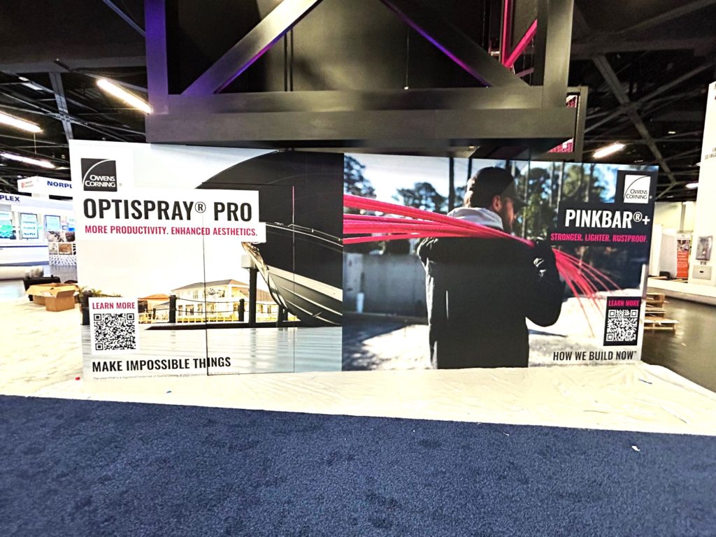 custom designed trade show wall graphics in anaheim, ca