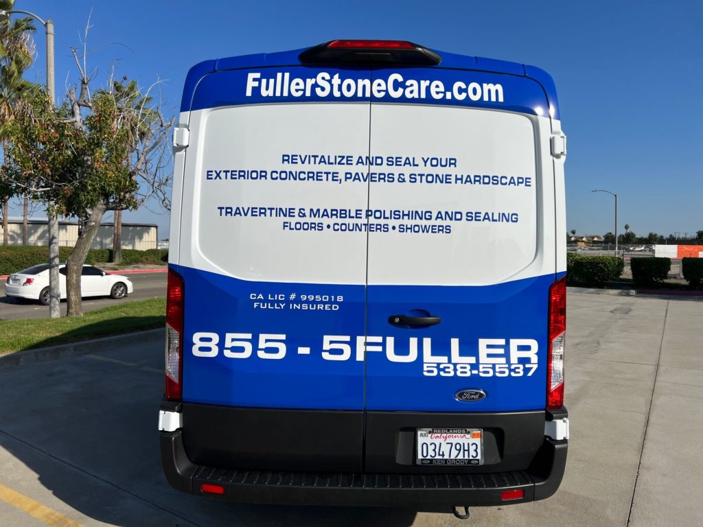 custom graphics of commercial vans in buena park, ca