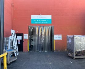 receiving area signs in los angeles