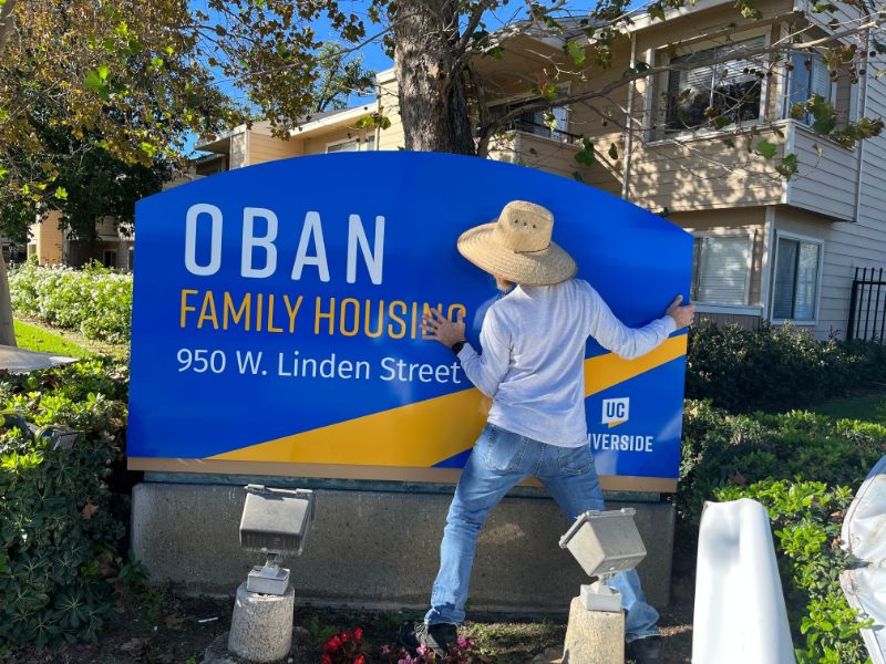 Apartment Complex Signs In Riverside CA