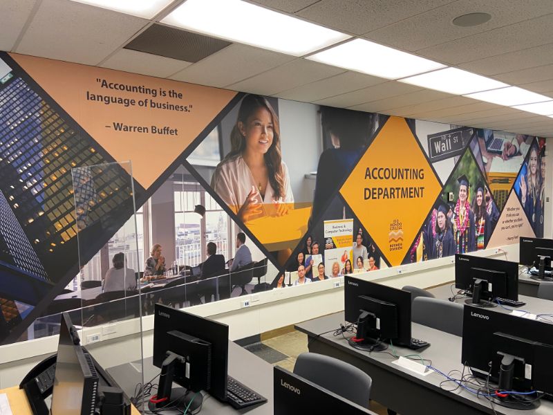 wall graphics and wraps for schools in los angeles, ca