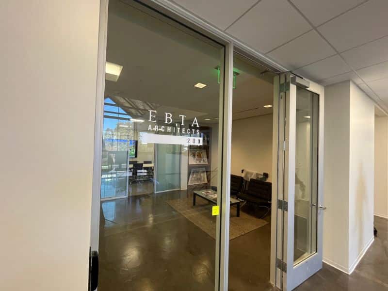 Glass Door Graphics And Lettering In Irvine CA