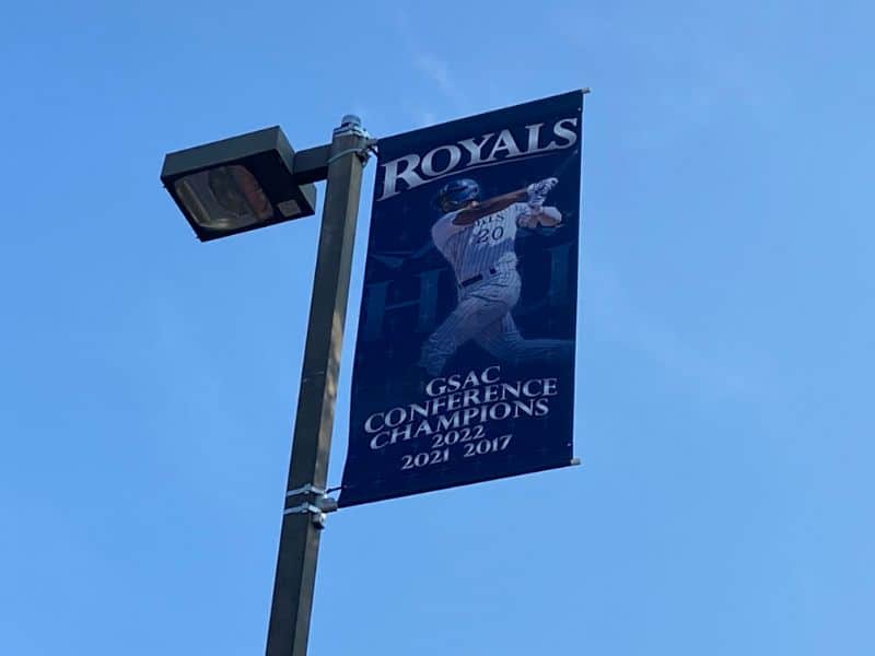 custom designed pole banners in fullerton, ca