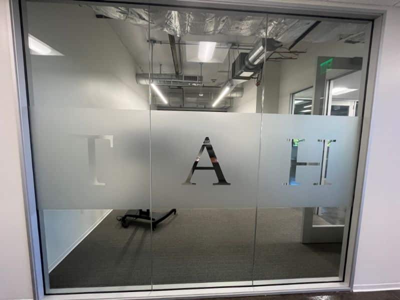 frosted glass for offices in irvine, ca
