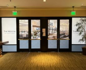 hotel window graphics in los angeles, ca