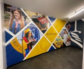 wall graphics and murals for schools in orange county, ca