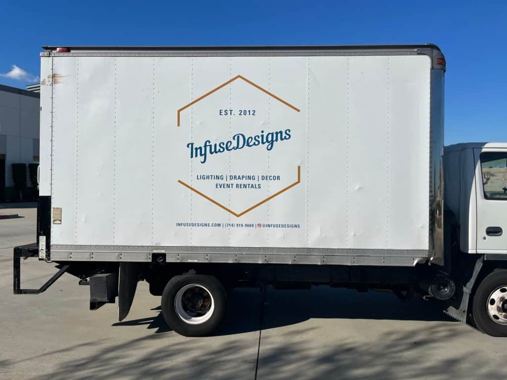 3m vinyl graphics for box trucks in buena park, ca