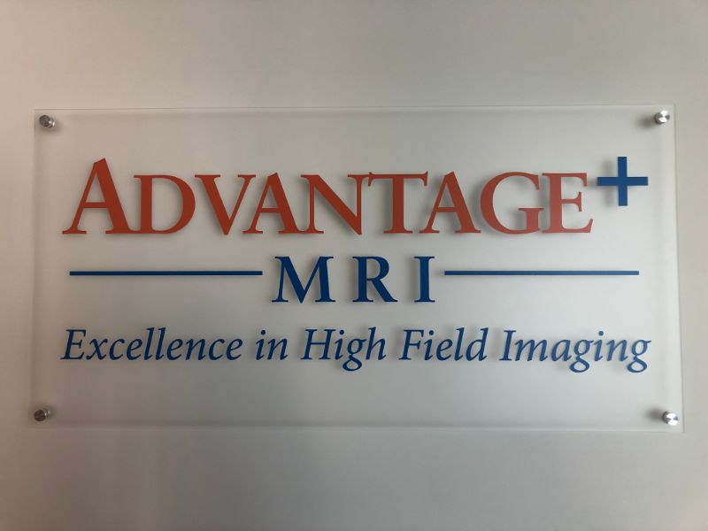 Frosted acrylic wall logo signs in santa ana, ca