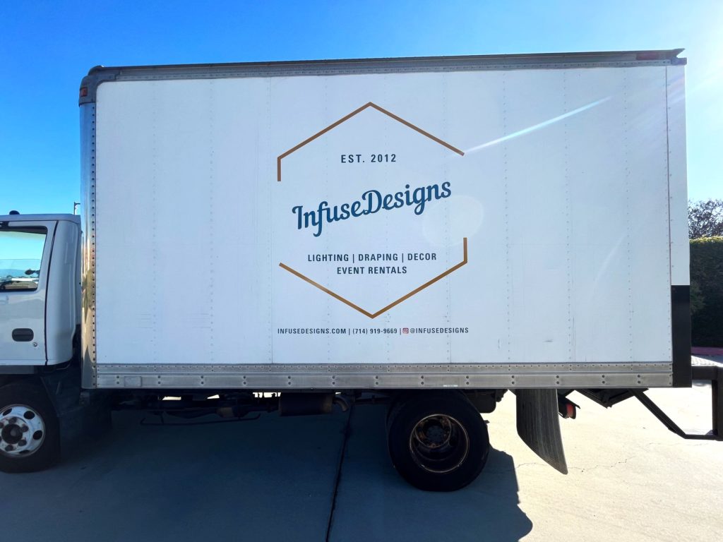 box truck decals and lettering in buena park, ca