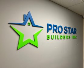 custom 3d lobby logo signs in los angeles, ca