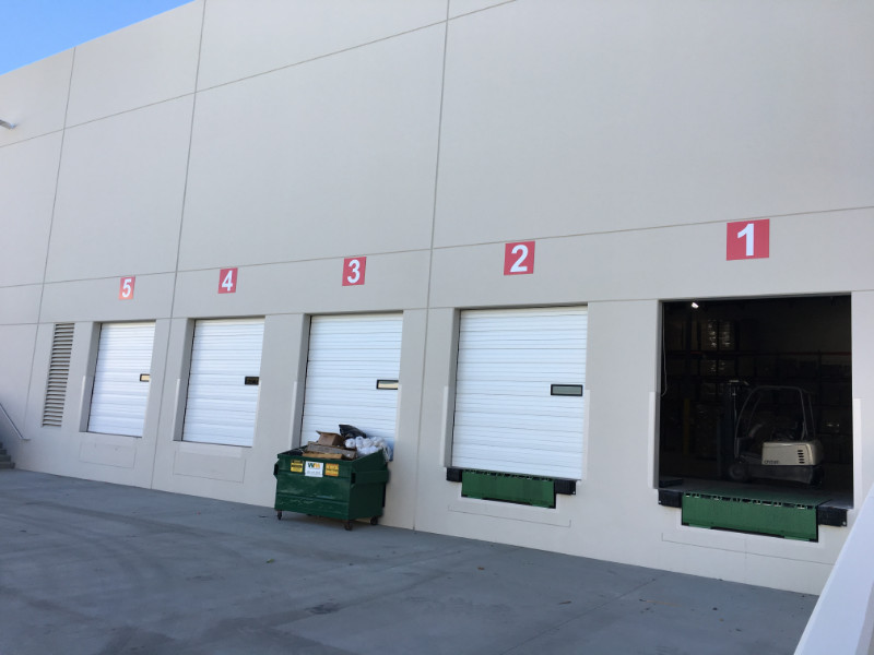 warehouse loading bay number signs in orange county, ca