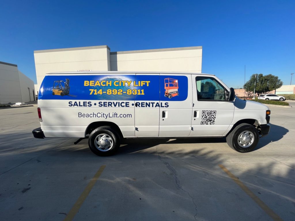 cargo van graphics in garden grove, ca
