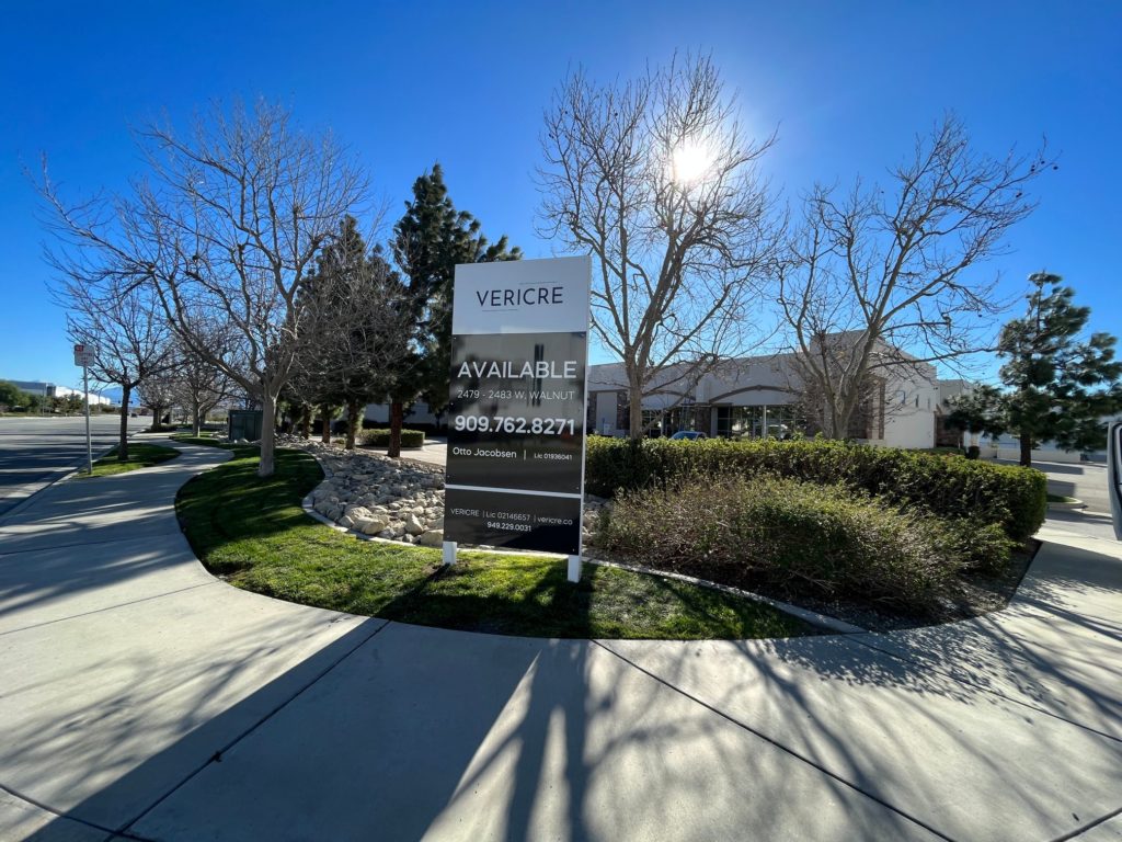 commercial for lease signs with anti graffiti in orange county, ca