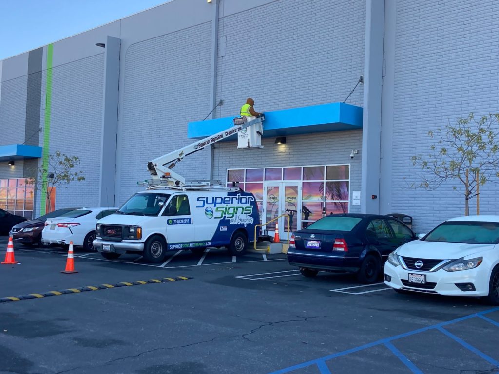 dimensional letter installations in anaheim, ca