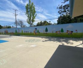 mesh fence banners for elementary schools in orange county, ca