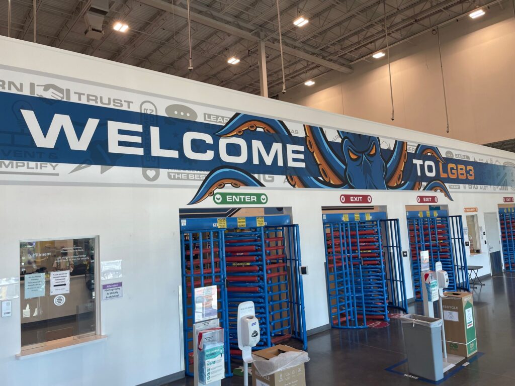warehouse wall graphics in Corona, ca