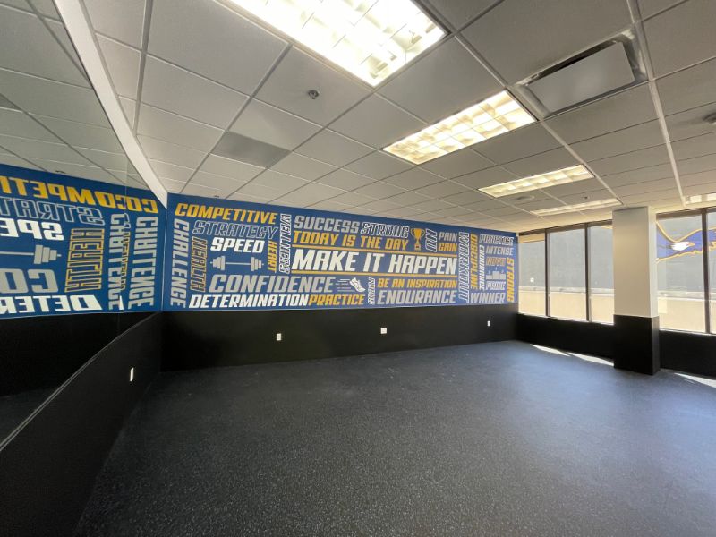 word wall printed wallpaper in santa ana, ca