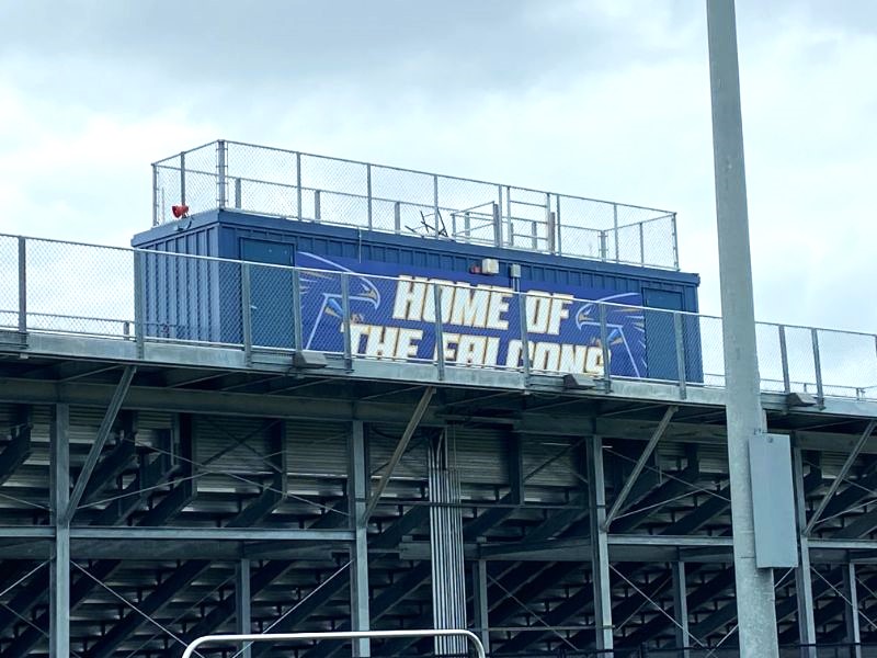 high school athletics press box graphics in orange county, ca