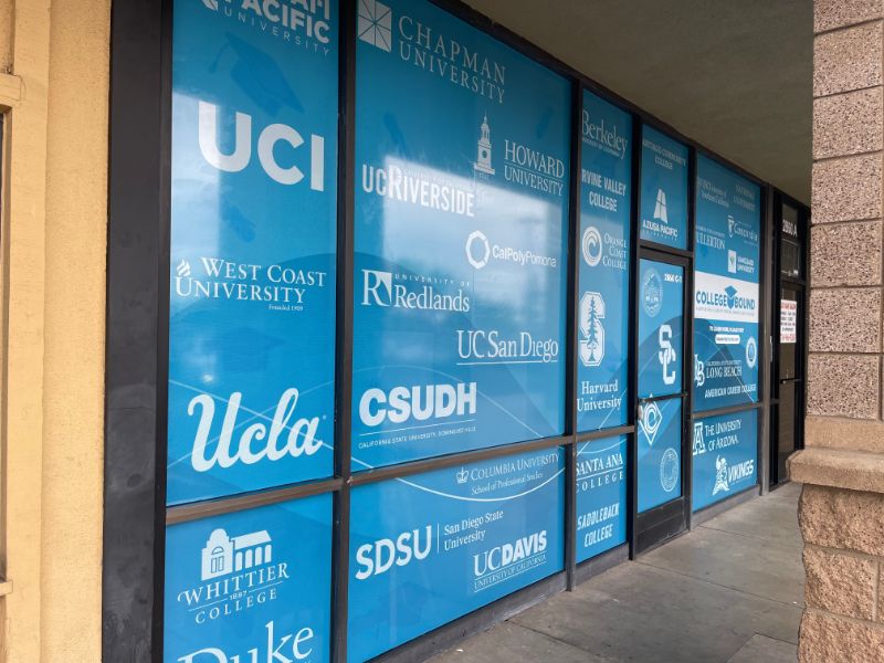 See through window graphics in santa ana, ca