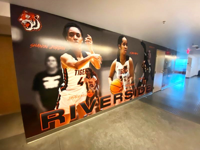 college athletics wall wraps in orange county, ca