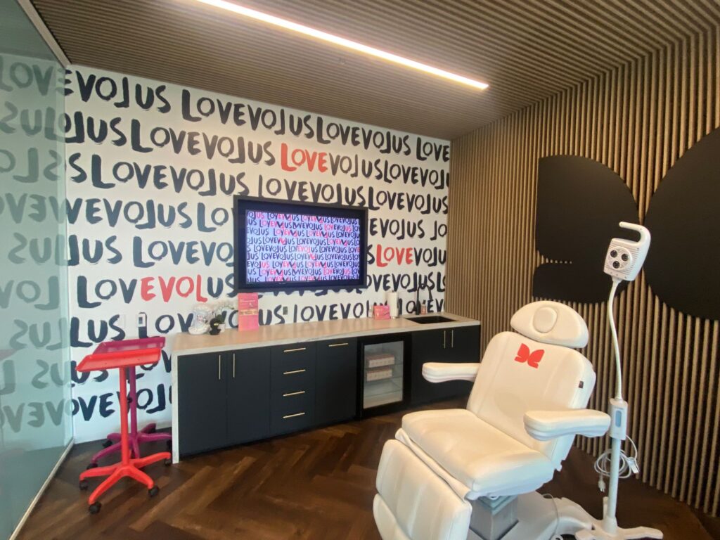 Acrylic dimensional office wall logos in newport beach, ca