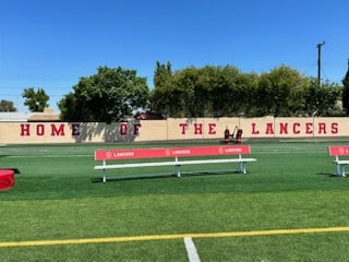 giant vinyl letters for high school athletics in orange county, ca
