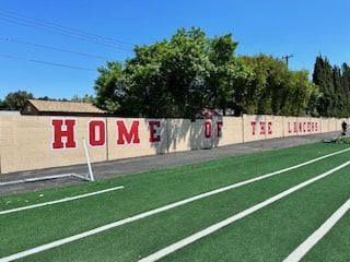 huge block wall lettering for schools in orange county, ca