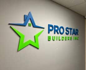 custom 3d lobby logo signs in los angeles, ca