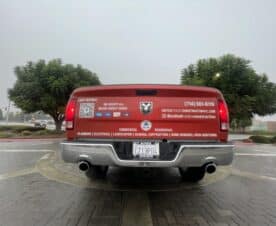 Custom designed 3M Commercial vehicle wraps in orange county, ca