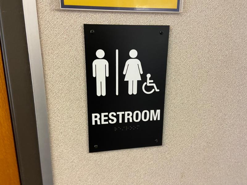 ADA Signs with Tactile lettering in orange county, ca