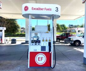 gas station rebranding new graphics in riverside, ca