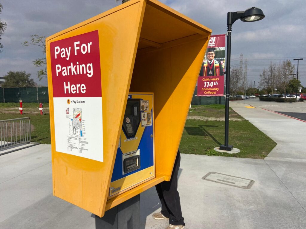 parking kiosk map decals in compton, ca