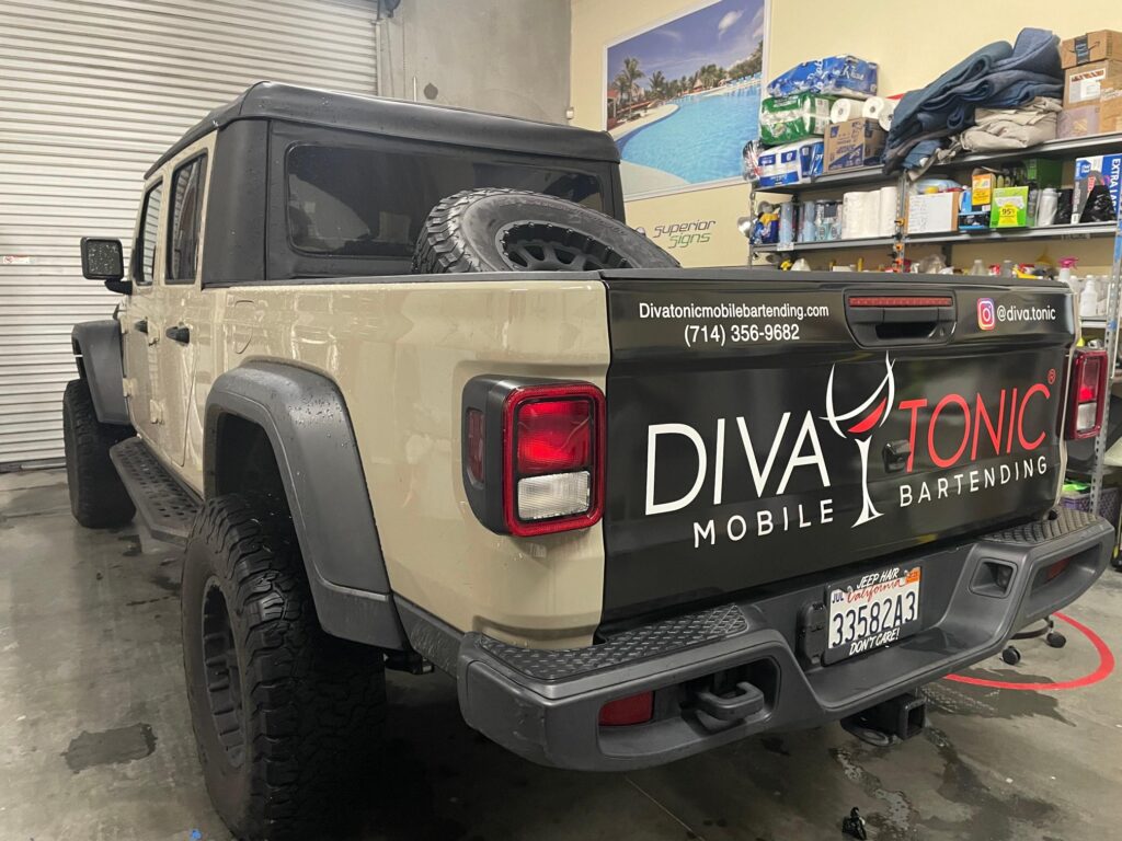 tailgate advertising wraps in orange county, ca