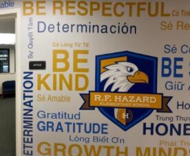 custom designed word wall graphics for schools in orange county, ca