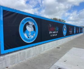 heavy duty mesh fence banners for schools in anaheim, ca