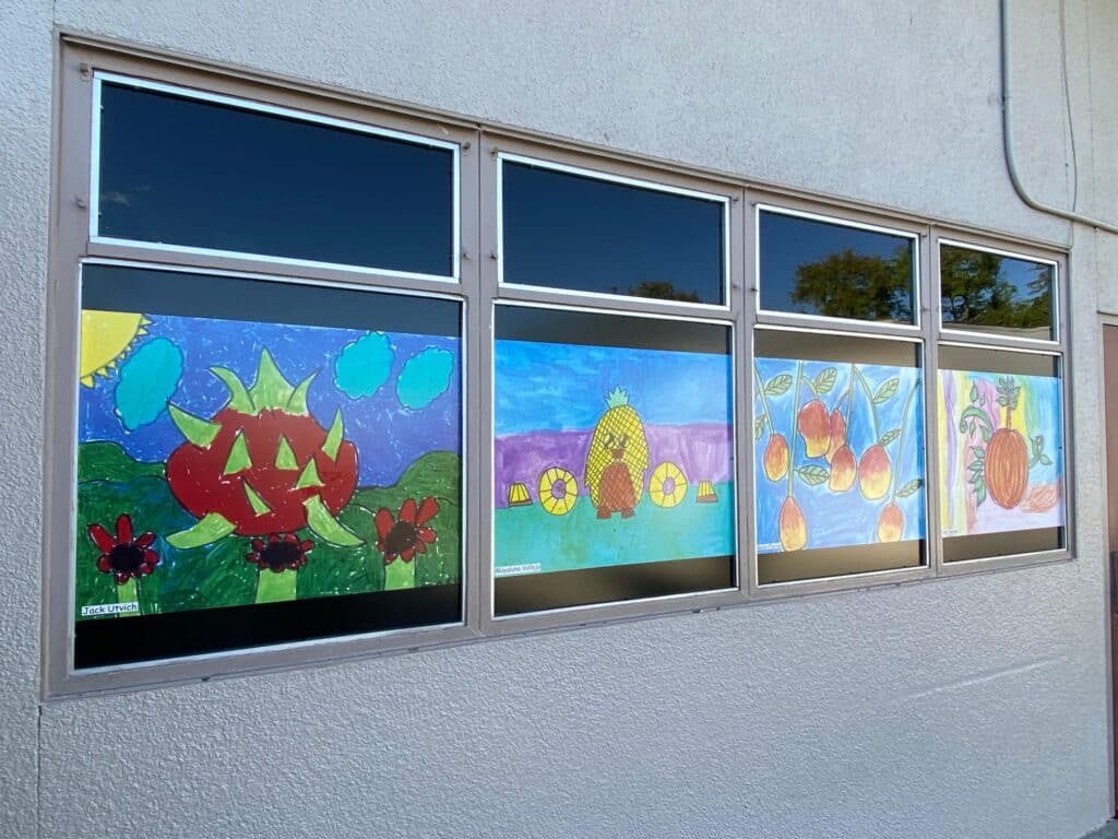 student artwork turned into signs and graphics in orange county, ca