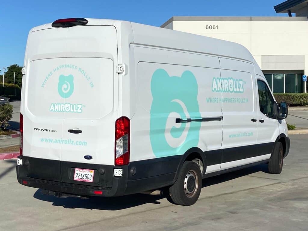 vinyl decals and lettering for sprinter vans in orange county, ca