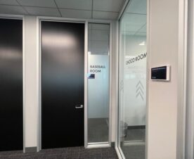 custom frosted and dir cut glass graphics and lettering in anaheim, ca
